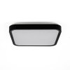 Oprawa sufitowa plafoniera V-TAC 18W LED SAMSUNG CHIP kwadrat 30x30cm natynkowy pilot czujnik ruchu IP44 czarny VT-8618S 4000K 1